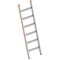  Anlegeleitern Layher Stufenanlegeleiter TOPIC 16 Stufen, Aluminiumleiter mit 80 mm breiten Stufen, Länge 4.15 m 12405388