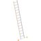  Layher Steigtechnik Leitern Sprossenanlegeleiter TOPIC 14 Sprossen; Aluminiumleiter mit 14 Sprossen, Länge 3.95 m 12405363