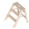  Layher Steigtechnik Leitern Holztritt 3 Stufen aus stabilem Holz, einseitig begehbar; klappbar; Länge 0.91 m 12405346