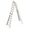  Layher Steigtechnik Leitern Teleskopleiter TOPIC 4x6 Sprossen; Aluminiumleiter klappbar und universell einsetzbar, Länge 6.42 m 12405436
