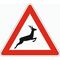  Gefahrenzeichen Verkehrszeichen 142-20 Wildwechsel, Aufst. links, SL 1260 mm, Alu 3 mm, RA2 12357198
