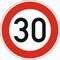  Verkehrsschilder und Straßenschilder ADCO Verkehrszeichen 274-30 Zulässige Höchstgeschwindigkeit 30 km/h, Ø 600 mm, Alu 2 mm, RA2 12355863