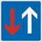  Richtzeichen Verkehrszeichen 308 Vorrang vor dem Gegenverkehr 420x420mm, Alu 2mm, RA2 12359816
