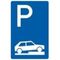  Richtzeichen Verkehrszeichen 315-75 Parken auf Gehwegen, halb quer zur Fahrtrichtung rechts 900x600mm, Alu 2mm, RA1 12358913