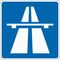  Richtzeichen Verkehrszeichen 330-1 Autobahn 600x600mm, Alu 2mm, RA2 12359768