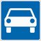  Richtzeichen Verkehrszeichen 331-1 Kraftfahrtstraße 600x600mm, Alu 3mm, RA2 12359766