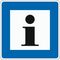  Richtzeichen Verkehrszeichen 365-61 Informationsstelle 600x600mm, Alu 2mm, RA2 12359164