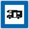  Richtzeichen Verkehrszeichen 365-67 Wohnmobilplatz 600x600mm, Alu 3mm, RA2 12359304