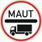  Richtzeichen Verkehrszeichen 390 Mautpflicht , Ø 750mm, Alu 2mm, RA2 12358863