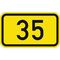  Richtzeichen Verkehrszeichen 401 Bundesstraßen 250x420mm, Alu 2mm, RA1 12359297
