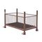  Gitterbox-Paletten müba-Gitterboxpalette, passend für Stapelpalette 1,30x0,70x0,70m, Füllhöhe 50cm, Tragfähigkeit 1500kg, lackiert 12444619