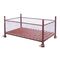  Gitterbox-Paletten müba-Gitterboxpalette, passend für Stapelpalette 1,50x0,87x0,60m, Füllhöhe 45cm, Tragfähigkeit 1500kg, lackiert 12444623