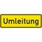 Richtzeichen Verkehrszeichen 457.1 Umleitungsankündigung 350x1050mm, Alu 2mm, RA2 12358960