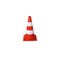  Verkehrssicherung Leitkegel Schake Leitkegel tagesleuchtend, rot / weiß, Höhe: 320 mm 12450212