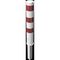  Absperrpfosten Ø 89 mm bis Ø 273 mm Schake Stahlrohrpoller Ø 152 x 3,2, 1500mm, weiß/rot 12450606