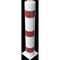  Absperrpfosten Ø 89 mm bis Ø 273 mm Schake Stahlrohrpoller Ø 152 x 3,2, 1000mm, weiß/rot 12450585