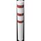  Absperrpfosten Ø 89 mm bis Ø 273 mm Schake Stahlrohrpoller Ø 273 x 5, 2000mm, zum Einbetonieren, weiß/rot 12450583