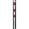  Absperrpfosten Ø 42 mm bis Ø 60 mm Schake Absperrpfosten Ø 60x2,5, zum Einbetonieren, mit 2 Ösen, weiß/rot 12450668