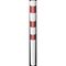  Absperrpfosten Ø 89 mm bis Ø 273 mm Schake Absperrpfosten Ø 102 x 2,9, 1300mm, zum Einbetonieren, ohne Öse, weiß/rot 12450546