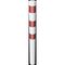  Absperrpfosten Ø 89 mm bis Ø 273 mm Schake Absperrpfosten Ø 108 x 2,9, 1300mm, zum Einbetonieren, ohne Öse, weiß/rot 12450545