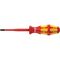  Kraftform Plus – Serie 100 VDE 162 iS PH/S VDE-isolierter Schraubendreher mit reduziertem Klingendurchmesser für PlusMinus Schrauben (Phillips/Schlitz), # 1 x 80 mm 12453013