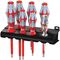  Kraftform Edelstahl Schraubendreher VDE 3160 i/7 Schraubendrehersatz, Edelstahl + Rack, 7-teilig 12453189