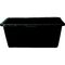 Schaufel/Besen etc. Mörtelkasten | Großes Fassungsvermögen für Mörtel und Beton | 90 l schwarz, 790 x 480 x 300 mm 12463485