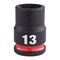  3/8" Schlagnüsse Milwaukee Schlagnuss SHOCKWAVE 3/8", 13x32 mm 12465230
