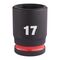  3/8" Schlagnüsse Milwaukee Schlagnuss SHOCKWAVE 3/8", 17x34 mm 12465235