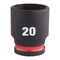  3/8" Schlagnüsse Milwaukee Schlagnuss SHOCKWAVE 3/8", 20x34 mm 12465225