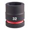  1" Schlagnüsse Milwaukee Schlagnuss SHOCKWAVE 1", kurz 32X62 mm 12465073