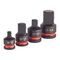  Shockwave schlagfeste Bits Sets Milwaukee Adapter SHOCKWAVE 1/2" und 3/8" Set 4-tlg 12465055