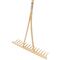  Idealspaten Rechen IDEAL-Holzheurechen, gespaltenes Buchenholz mit Stiel 12379915