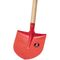  Idealspaten Schaufeln RUHR-BRILLANT Aufbugschaufel, rot pulverbeschichtet, Dülle, mit Eschen-Langstiel 130 cm 12380018