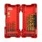  HSS G Tin Milwaukee Metallbohrer-Satz SHOCKWAVE HSS-G RED HEX Titan 1/4", 10-tlg. Set 12441055