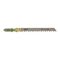  Stichsägeblätter Wood and Plastic Milwaukee Stichsägeblatt Holz splitterfreie Schnitte 75 x 4 mm T101D (25 Stk.) 12442305