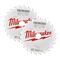  Kreissägeblätter Holz Milwaukee Sägeblatt Twin Pack 190 x 24Z/24Z-2-tlg. 12442364