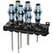  Kraftform Edelstahl Schraubendreher 3334/6 Schraubendrehersatz, Edelstahl + Rack, 6-teilig 12452394