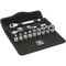  Die Zyklop Metal Knarren Switch, 1/4" 8100 SA 12 HF Zyklop Metal-Knarrensatz, Umschalthebel, 1/4"-Antrieb, metrisch, 13-teilig 12453197