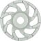  Klingspor DS 600 S Diamantschleifteller DS 600 S Diamantschleifscheiben, 100 x 7,2 x 22,23 mm 16 Segmente 7,2 x 5,5 mm, Spezialgeometrie 12460611
