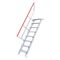  Stationäre Treppen, Überstiege und Podesttreppen Hymer Ortsfeste Treppe ohne Plattform, Treppenneigung 60°, Stufenbreite 800 mm, 9 Stufen, Standhöhe 2,50 m 12379234