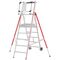  Stufen- und Plattformleitern Hymer Plattformleiter HYMER ProTect, 6 Sprossen, Standhöhe 1,39 m 12378558