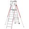  Stufen- und Plattformleitern Hymer Plattformleiter HYMER ProTect+, 5-8 Sprossen, Standhöhe 1,15-1,77 m 12378618