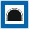  Richtzeichen Verkehrszeichen 327 Tunnel 840x840mm, Alu 2mm, RA1 12358896