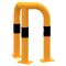  Absperrpfosten Rammschutzbügel 90° gleichschenklig Stahlrohr Ø 76 mm gelb / schwarz Gesamtbreite: 350 mm Höhe Überflur: 650 mm 12467284