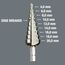  Sortimente für Spezialanwendungen 843 Stufenbohrer-Bit, 4-20 mm, 75 mm 12455048