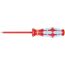  Kraftform Edelstahl Schraubendreher VDE 3160 i VDE-isolierter Schlitz-Schraubendreher, Edelstahl, 0,5 x 3 x 80 mm 12453185