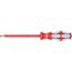  Kraftform Edelstahl Schraubendreher VDE 3160 i VDE-isolierter Schlitz-Schraubendreher, Edelstahl, 1 x 5,5 x 125 mm 12453191