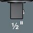  Serie Einsteckwerkzeuge 7782 C Einsteckknarre, umschaltbar, 1/2" x 66 mm 12455519