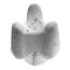  3-PUNKT AUFLAGE GIESSBETON "3-PUNKT AUFLAGE" 40mm mit Federballklipp, GBVA40FA 12445366